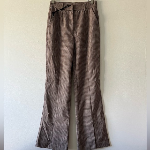 YAS Houndstooth Flared pants - Picture 3 of 4